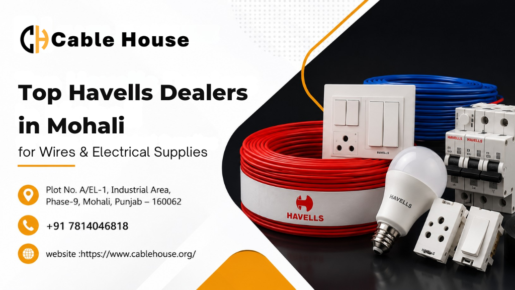 Top Havells Dealers in Mohali for Wires & Electrical Supplies